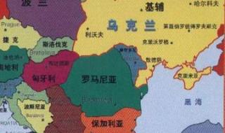 乌克兰地图各州位置 乌克兰地图